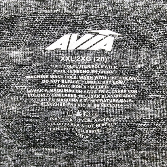 AVIA LONG SLEEVE ATHLETIC WORKOUT SHIRT/TOP - Picture 7 of 11